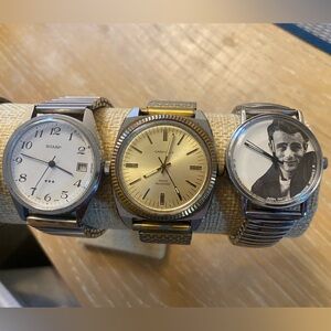 Wind up vintage watches.